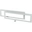 XLSPL2SO8 Plinth, side panels for HxD 200 x 600mm, grey, with cable duct cutout thumbnail 3