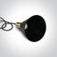 BRUSHED BRASS BLACK SHADE 10W 3xE27 thumbnail 1