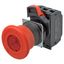 Emergency stop switch,Push-in, 24 VAC/DC illuminated, 40 mm dia, push- A22E0042M thumbnail 3