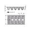 THR male header 0.8 x 0.8 mm solder pin straight black thumbnail 3