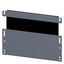 SIVACON, floor, with cable entry, IPXX, D: 400 mm, W: 400 mm, zinc-plated thumbnail 2