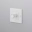 EU 1G DIMMER / 100W LED / 2 WAY / CROSS / WHITE thumbnail 1