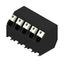 Printed circuit board terminals, 5.00 mm, Number of poles: 5, 135°, black, PUSH IN with actuator, Clamping range, max. : 1.5 mm², Tape thumbnail 4