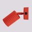 Wall lamp KARBON red with a switch thumbnail 6