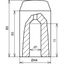 Driving head D 25mm St/bare for earth rods types S / Z thumbnail 2