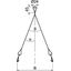 QWT GR 3 400 G Suspension wire for mesh cable tray 2x3x460mm thumbnail 2
