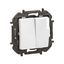BOUTON-POUSSOIR DOUBLE BLANC thumbnail 2