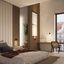 STYLISH BLACK WALL LAMP FOR HALLWAY FROM THE CARBON SERIES, GROOVED, GU10 LAMPSHADE thumbnail 9