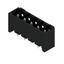 PCB plug-in connector, male header, closed side, THT/THR solder connection, 5.08 mm, Number of poles: 5, 180°, Solder pin length (l): 3.2 mm, tinned, black, Box thumbnail 2