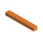 PCB plug-in connector, male header, closed side, THT solder connection, 3.50 mm, Number of poles: 22, 90°, Solder pin length (l): 3.2 mm, tinned, orange, Box thumbnail 2