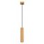 MODERN HANGING LAMP WITH CYLINDRICAL GOLD CARBON LAMP SHADE ON GU10 thumbnail 8