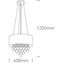 PENDANT LIGHT 4x8W E14 100-240V thumbnail 2