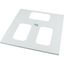 XSPTF1006-XF Top plate, F3A-flanges XF, for, WxD=1000x600mm, IP55, grey thumbnail 3