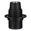 Lampholder E14 TP Threaded + Ring Black thumbnail 1