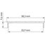 Aluminium cover SL L-2000mm W-58,3mm H-9,6mm thumbnail 3