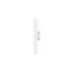 IP54 double socket outlet with earthing and shutters - transparent flap, white, 16A thumbnail 1