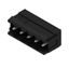 PCB plug-in connector, male header, Dovetails for fixing blocks, THT solder connection, 5.08 mm, Number of poles: 5, 90°, Solder pin length (l): 3.2 mm, tinned, black, Box thumbnail 7