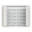 LFJW/A.1.55.1-914 | Cover 1-fold shutter icon, arrows | BASIC55 |914 WHITE thumbnail 1
