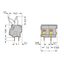 PCB terminal block finger-operated levers 2.5 mm² gray thumbnail 2