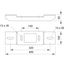KA-SY FT Adapter plate symmetrical for US 7K and IS 8K 400x100 thumbnail 2