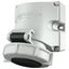 Wall socket, 16A 4p 6h 400V, IP67 thumbnail 2