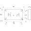Distribution box 5 pole, 6X3 outlets, black thumbnail 2