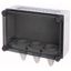 KST43-150 Panel enclosure, with gland plate and cable glands, HxWxD=250x375x175mm thumbnail 1