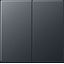 Centre plate for universal 2-gang dimmer A1565.07BFANM thumbnail 3