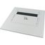 XLST3F33 Bottom-/top plate, adjustable flange plates, for WxD = 300 x 300mm, IP30, grey thumbnail 2