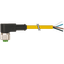 M12 female 90° A-cod. with cable PUR 4x0.34 ye 7m thumbnail 2