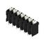 Printed circuit board terminals, 5.00 mm, Number of poles: 7, 180°, Solder pin length (l): 3.5 mm, black, PUSH IN with actuator, Clamping range, max. : 1.5 mm², Tube thumbnail 5