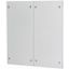 XMC060802 Snap-on cover, closed, HxW=650x800mm, divided, grey thumbnail 1