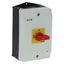 On-Off switch, P1, 40 A, surface mounting, 3 pole, Emergency switching off function, with red thumb grip and yellow front plate, hard knockout version thumbnail 12