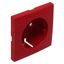 SAF COV PLAT F/EARTH SOCKET (SKO TYPE) RED thumbnail 1