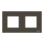 Frame 2-gang / 2+2-modules - IP44 - Anthracite thumbnail 1