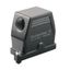 HDC enclosures, Size: 4, Protection degree: IP66, IP68, IP69, in plugged condition, Plug housing, Clamping yoke connection, Standard, Size of cable entries: PG 21 thumbnail 1
