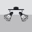 CEILING LAMP ARTEMIS 2 BLACK E14 2X40 IP20 thumbnail 5