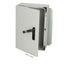 Polycarbonate enclosure, 600x400x210mm, fitted with Mounting plate thumbnail 3