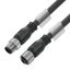Bus line, Connecting line, M12 / M12, Number of poles: 5, 20 m, pin, straight - socket, straight, Shielded: Yes, LED: No, Sheath material: PUR, Halogen: No thumbnail 2