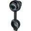 Bulkhead interface, RJ45 socket, 8/8, cat. 5e, Bezel: black thumbnail 4