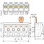 Lighting connector push-button, external for Linect® white thumbnail 4