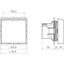 Electronic switch for hotel card, A.x/C.x, matte night black thumbnail 2