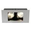 INDI REC 2S, slewable, MR16, max. 50W, steel, grey/black thumbnail 1