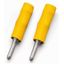 Test socket insulated 2.3 mm Ø yellow thumbnail 1