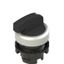Long handle selector, 3 positions black with marking thumbnail 1