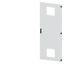 SIVACON, door, right, with cutout for filter fan, with ventilation openings thumbnail 2