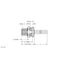 M12 Power Flange Rear-mounted   FSFD46PS-0.5/M16 thumbnail 1