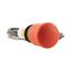 C22-PVT-K02-P65 Emergency stop/emergency switching off pushbutton, Mushroom-shaped, 38 mm, Turn-to-release function, 2 NC, Cable (black) with non-terminated end, 4 po thumbnail 11
