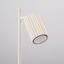 STYLISH CARBON DESK LAMP WITH A GROOVED BEIGE LAMPSHADE AND A SWITCH ON THE CABLE thumbnail 3
