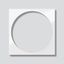 ACM 670-..., CMx 61x-..., BCMx 650-... WH Afdekframe thumbnail 1
